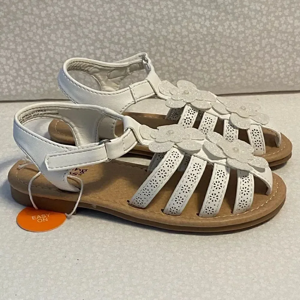 JUMPING BEAN Girls Dazzling Fisherman Sandals